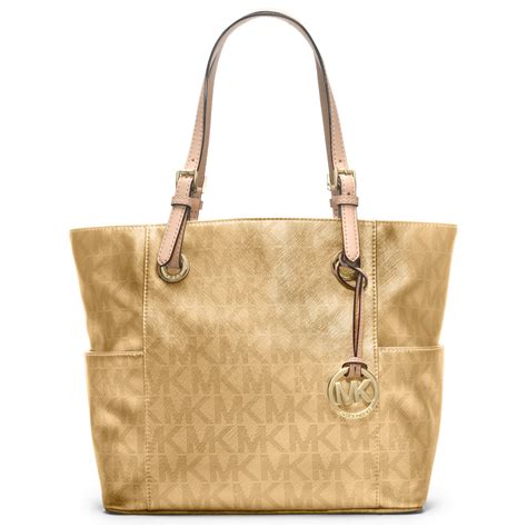 michael kors portemonnaie gold|michael kors tote bag.